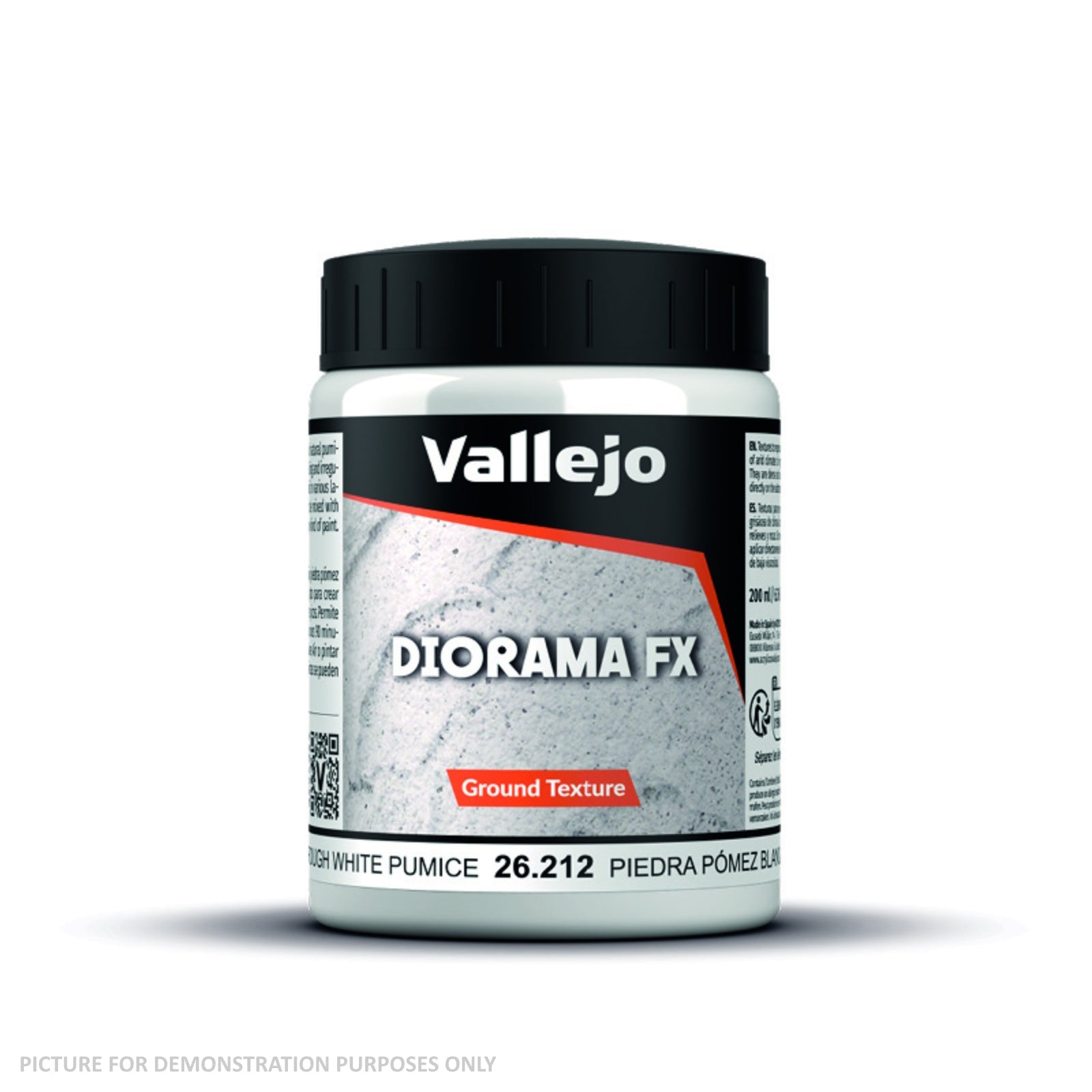 Vallejo Diorama Effects - 26.212 Ground Texture Acrylic Rough White Pumice 200ml